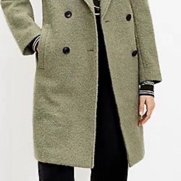 LOFT Softened Double Breasted Coat - size medium - Picture 3 of 11